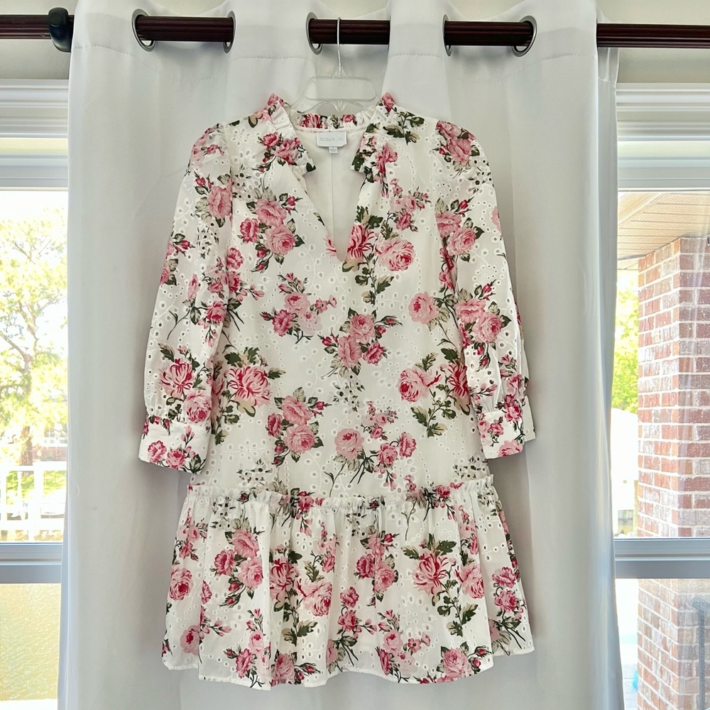 SugarLips Villa Garden Eyelet Mini Dress Excellent condition!